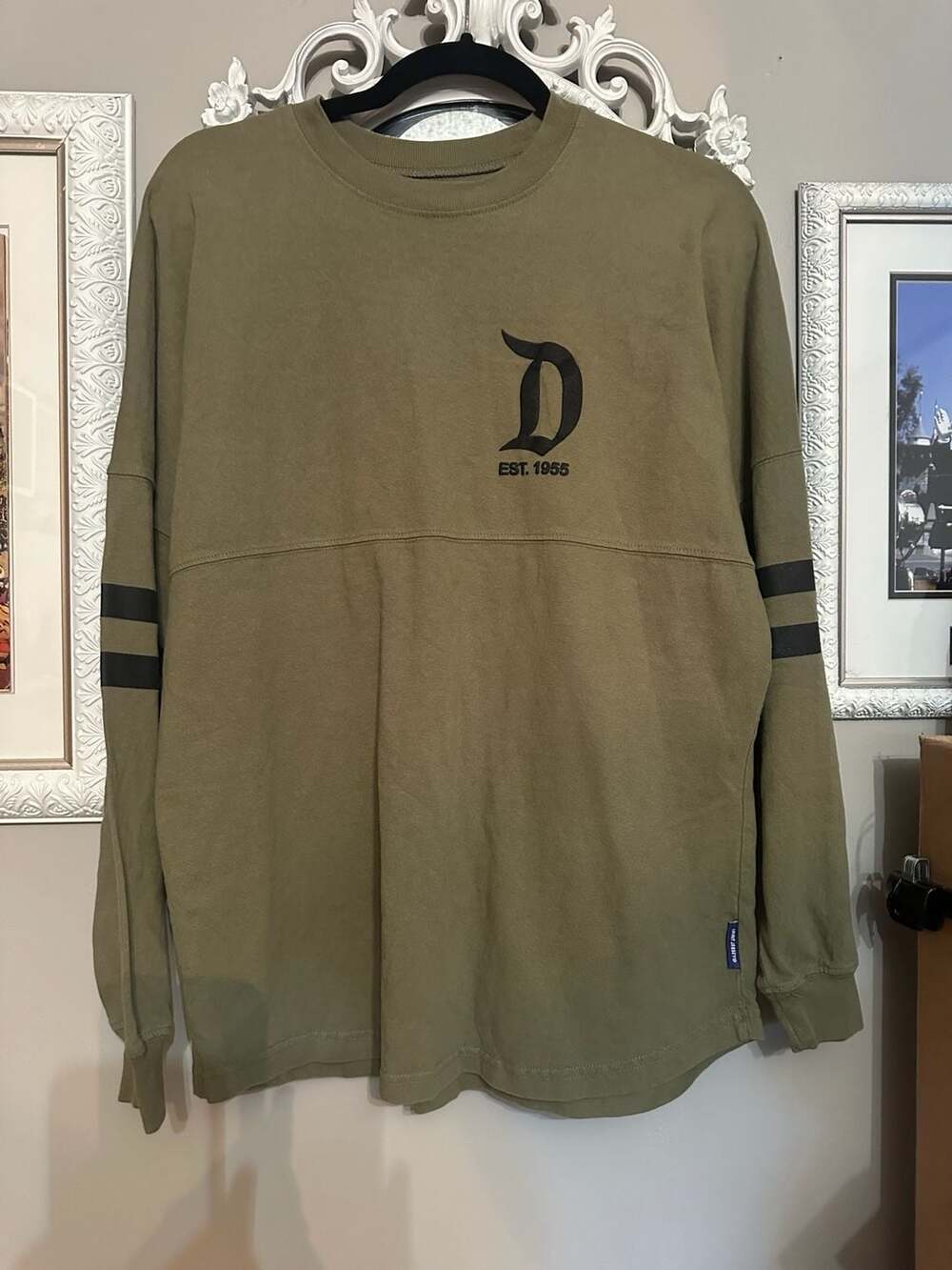 Disneyland Resort Olive Green Spirit Jersey Long Sleeve